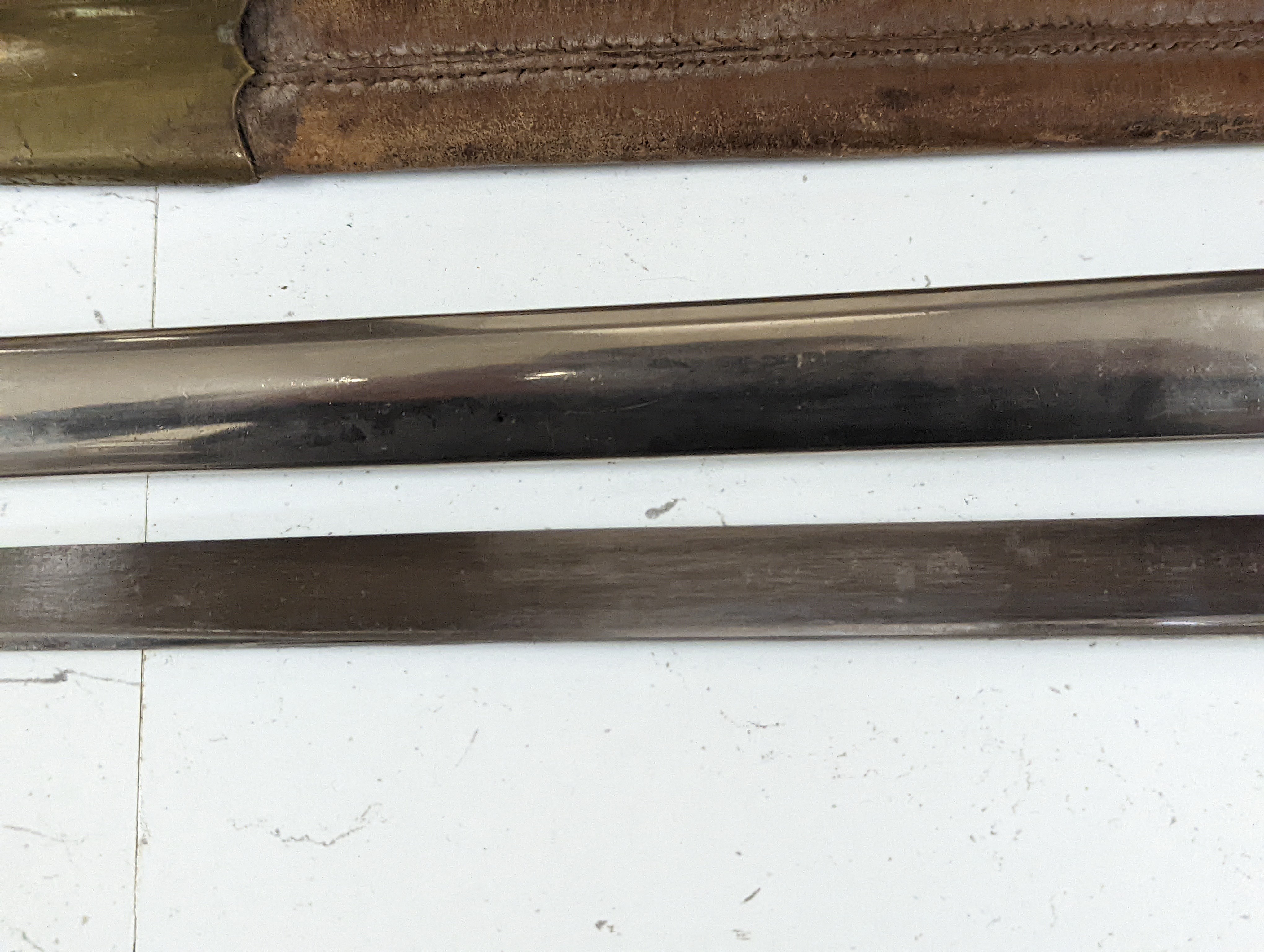 An Edward VII officer’s dress sword - 103cm long